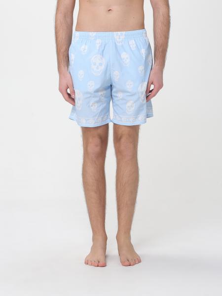 McQueen Polyamide Swimsuit with Skull