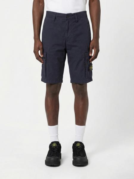 Cargo-Shorts aus Stretch-Baumwolle Stone Island