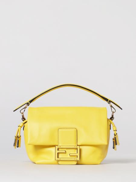 Mini Mamma Baguette Bag Fendi in Nappa Leather
