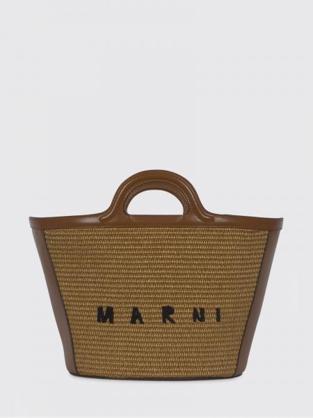 Marni Tropicalia Bag in Raffia and Leather