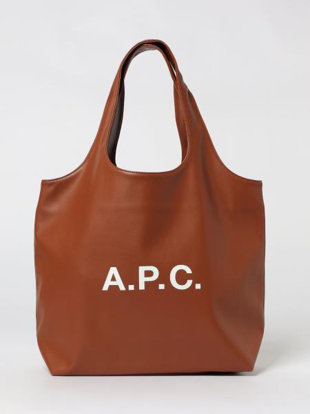 A.P.C. Ninon Polyurethane Bag with Logo Print