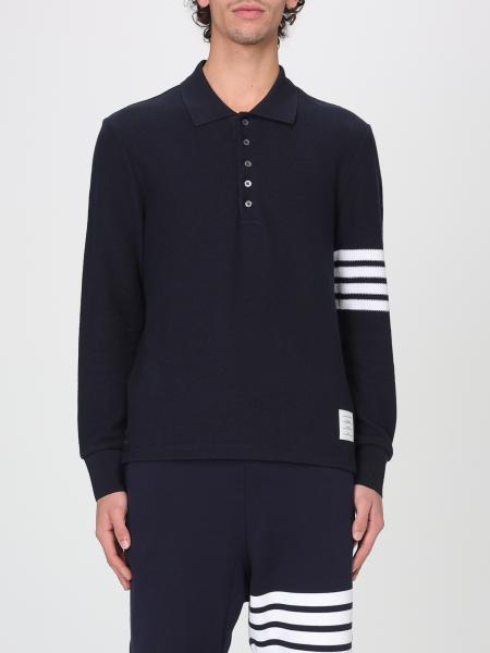 4-Bar Cotton Polo Thom Browne