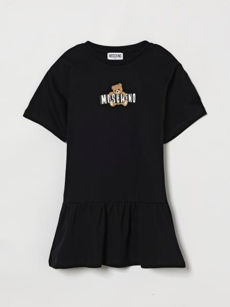 Moschino Cotton Dress with Teddy Print