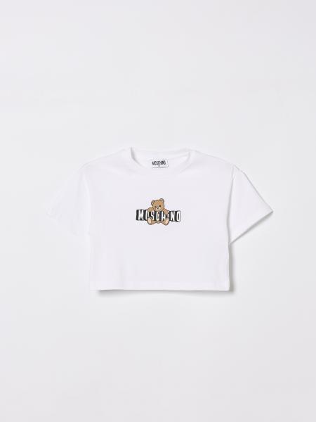 Moschino Teddy Bear Cotton Crop T-Shirt