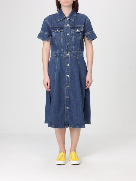 Robe midi en denim Karl Lagerfeld