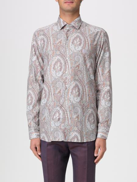 Etro Cotton Shirt with Paisley Print
