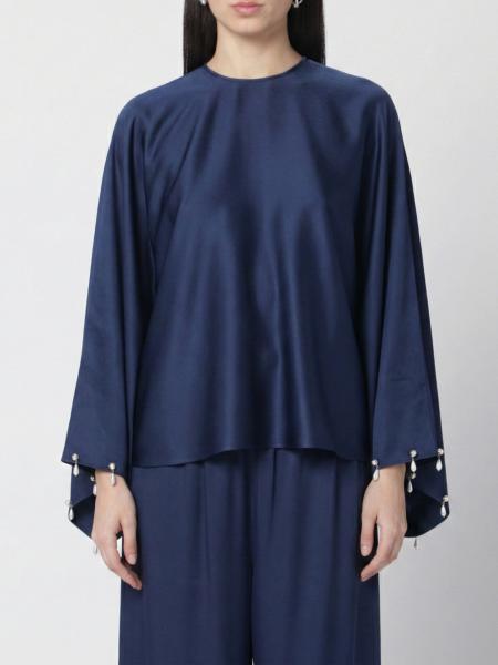 Stella McCartney 缎面贴花衬衫