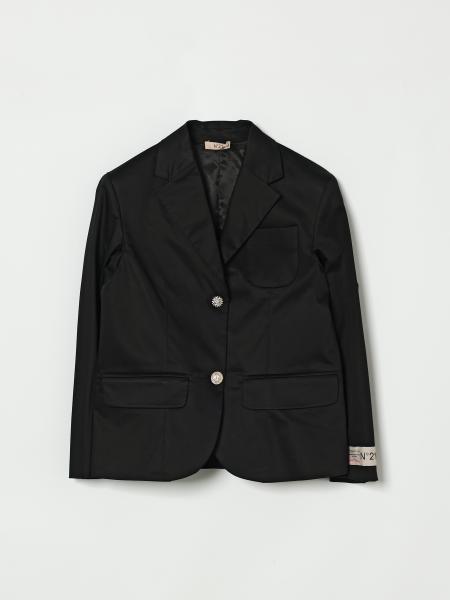 Single-Breasted Stretch Cotton Blazer N° 21