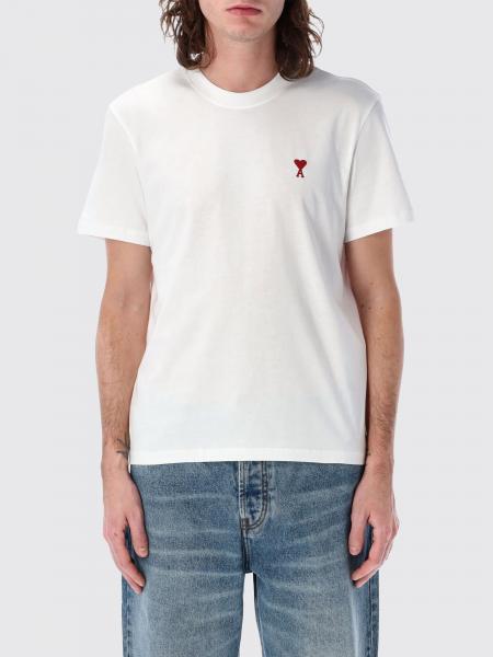 Ami Paris Cotton T-shirt with Logo