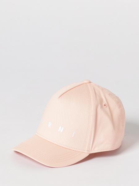 Marni Embroidered Logo Cotton Twill Hat