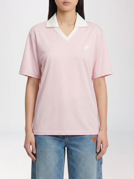 Polyester Polo with Logo CourrÈges
