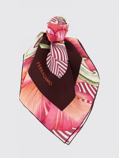 Ferragamo Brezza Printed Silk Scarf