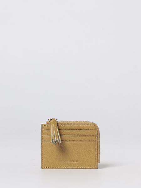 Tassel Grained Leather Credit Card Holder Coccinelle