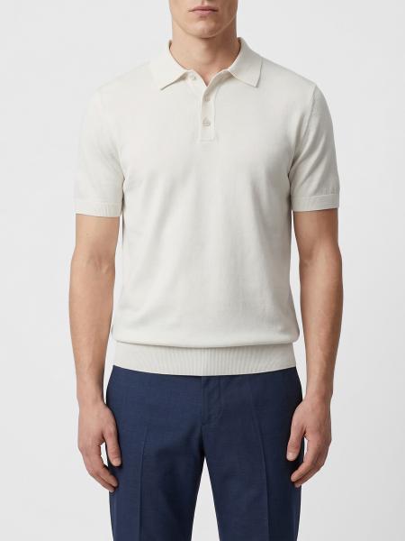 Cotton Knit Polo Shirt Paolo Pecora
