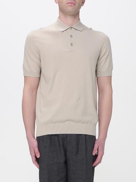 Cotton Knit Polo Shirt Paolo Pecora