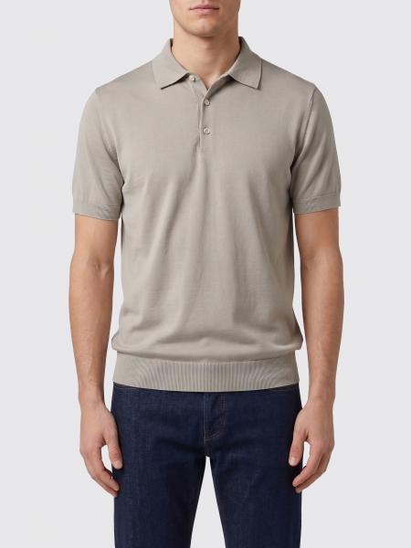 Cotton Knit Polo Shirt Paolo Pecora