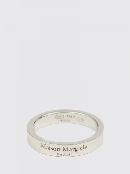 Silver Ring with Logo Maison Margiela