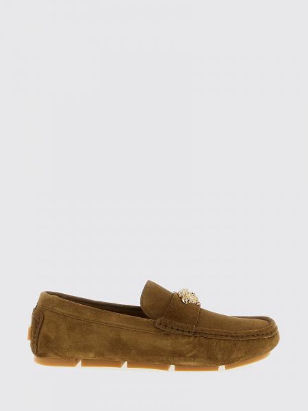 Versace La Medusa スエードローファー