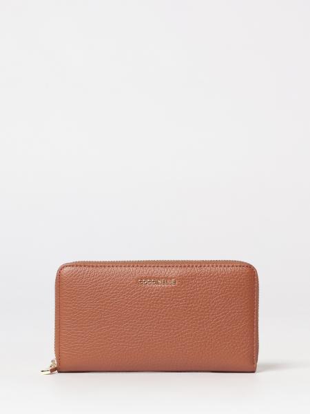 Кошелек Metallic Soft из зернистой кожи Coccinelle
