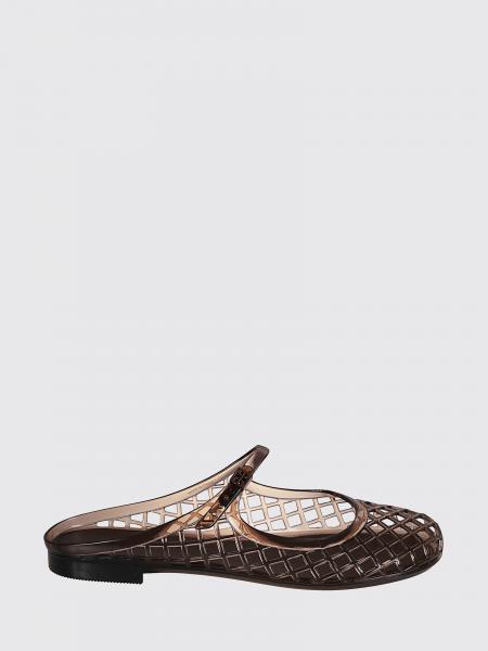 Mellow Perforated PVC Mary Jane Mules Tory Burch