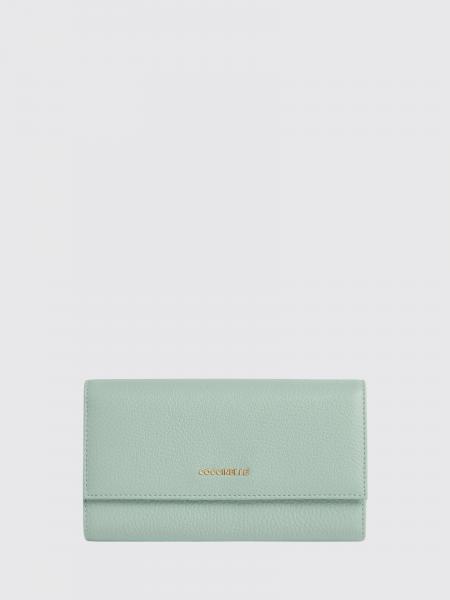 Metallic Soft Coccinelle Grained Leather Wallet