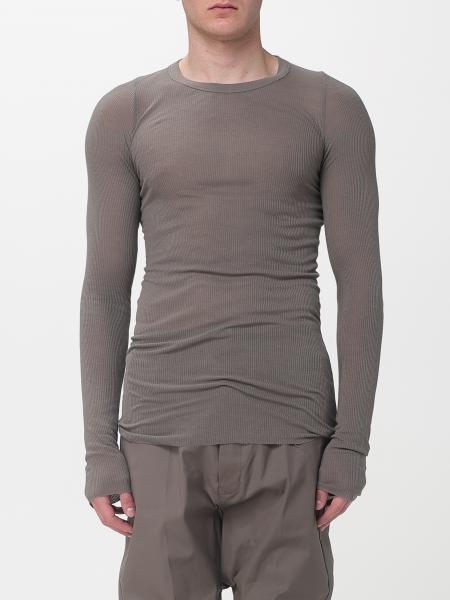 Viscose and Silk T-Shirt Rick Owens