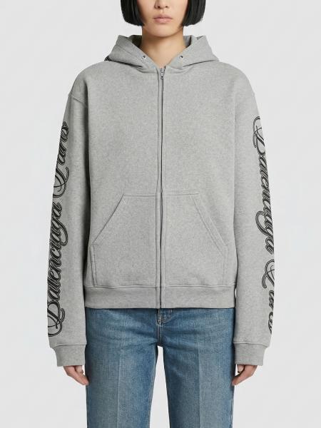 Balenciaga Cotton Hoodie with Logo