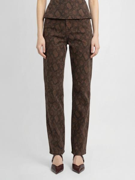 Rotate Printed Cotton Denim Jeans