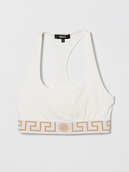 Versace Greca Stretch Cotton Bralette