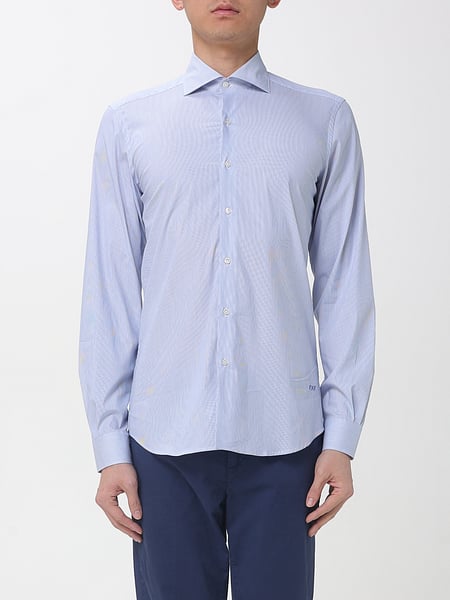 Classic Striped Cotton Blend Shirt Fay