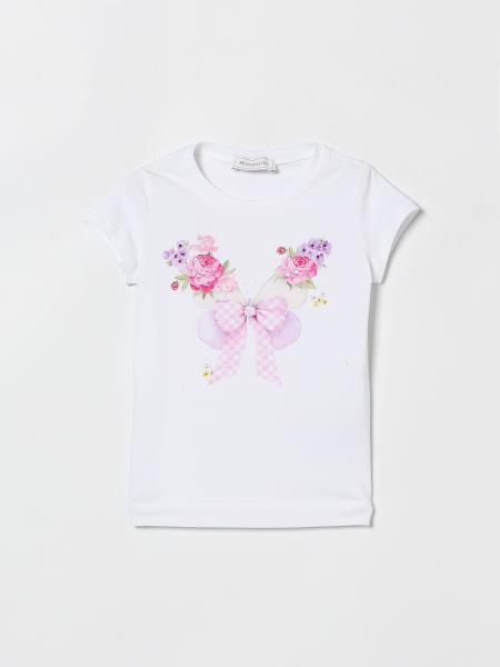 Monnalisa Stretch Cotton Print T-Shirt