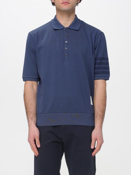4-Bar Cotton Polo Shirt Thom Browne