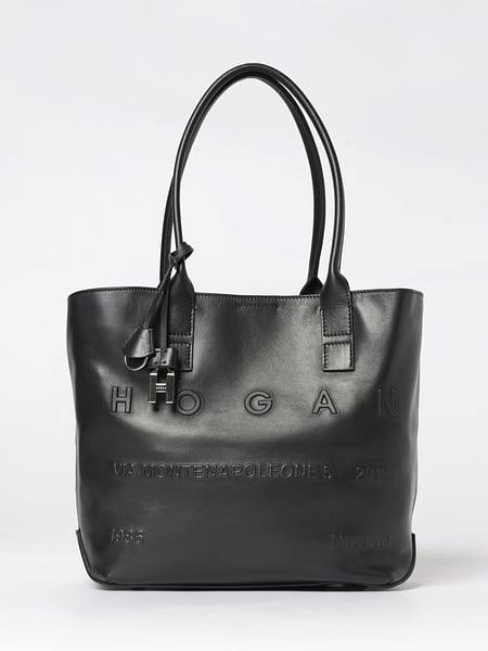 Hogan Script 皮革手袋