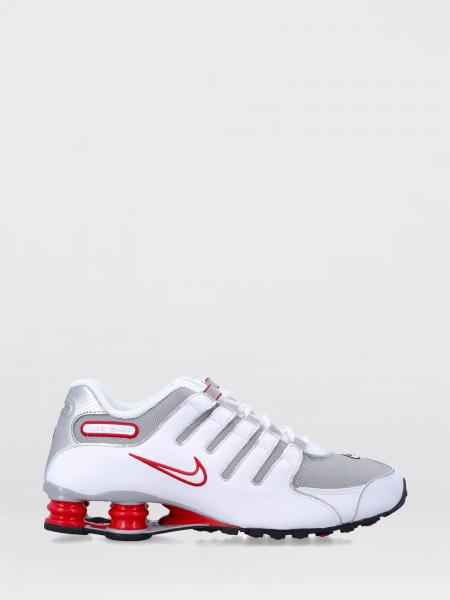 Shox NZ Leather and Mesh Sneakers Nike