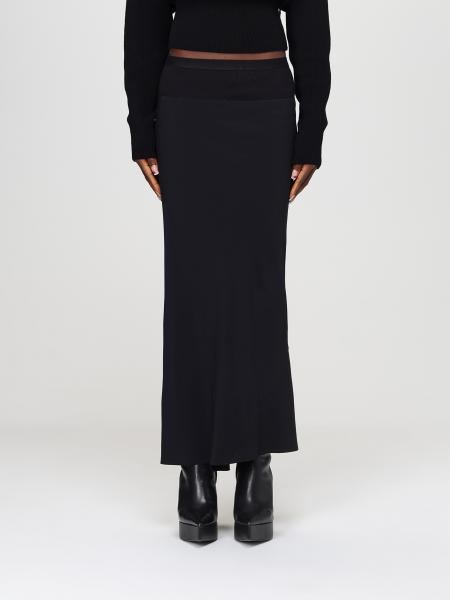Gonna midi Rick Owens in maglia