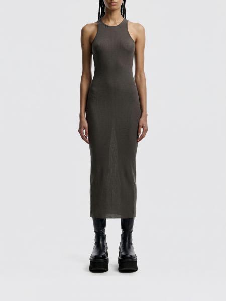 Viscose and Silk Tank Dress Rick Owens