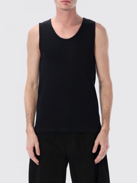 Stretch Cotton and Linen Tank Top Lemaire