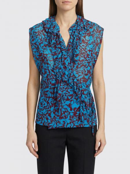 Dries Van Noten Printed Cotton Blouse