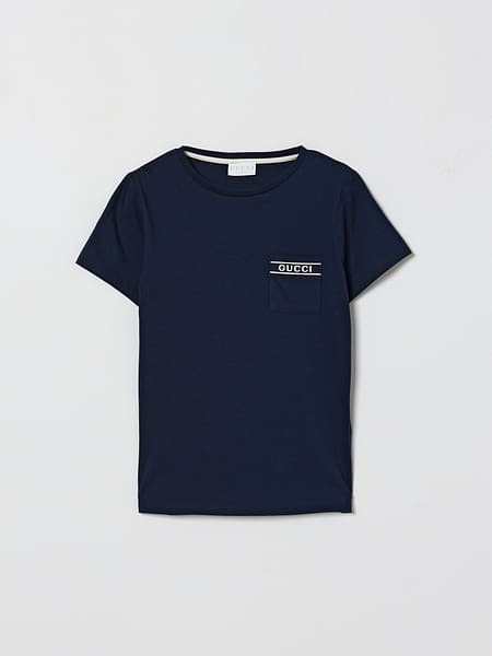 Cotton T-shirt with Logo Gucci