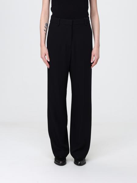 Pantalon classique en mélange de soie Isabel Marant
