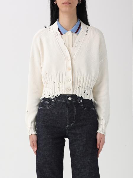 Cárdigan de algodón distressed Marni
