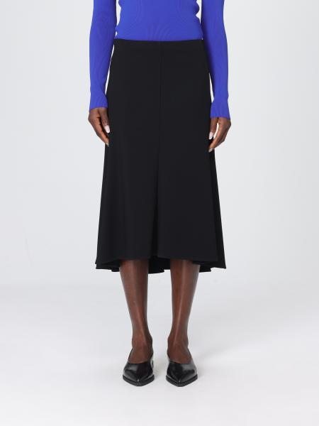 Falda de mezcla de viscosa Jil Sander