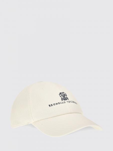 Brunello Cucinelli 린넨 블렌드 베이스볼 캡