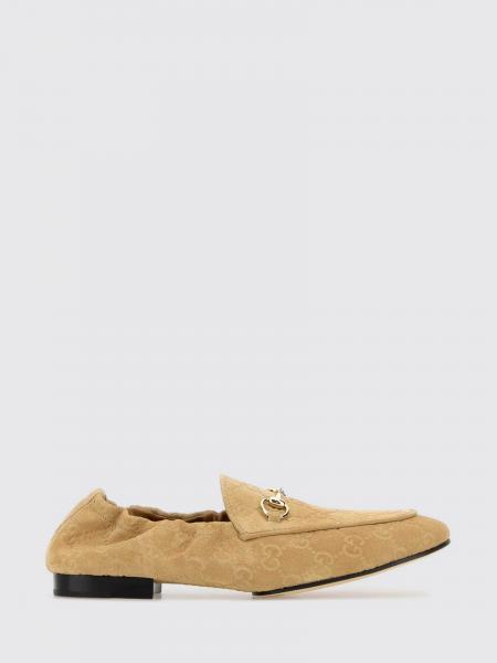Gucci Jordaan Suede Loafers with GG Monogram