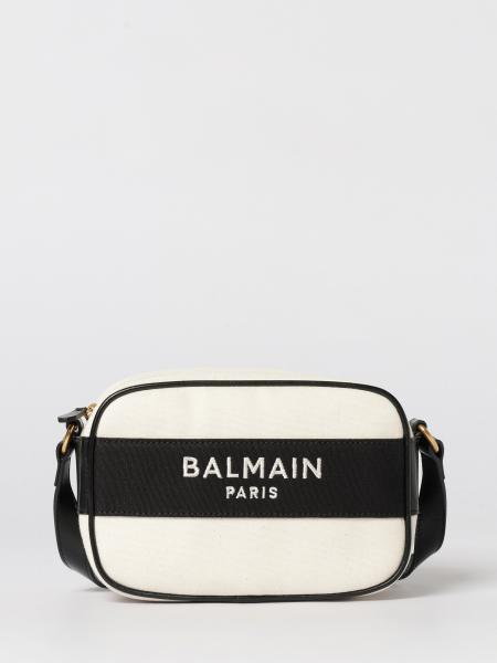 Borsa a tracolla Balmain in canvas di cotone