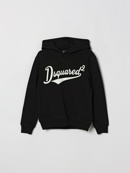 Cotton Hoodie with Logo Dsquared2