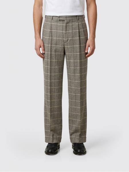 Valentino Check Virgin Wool Trousers