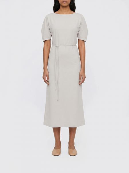 Cotton and Linen Midi Dress Lemaire
