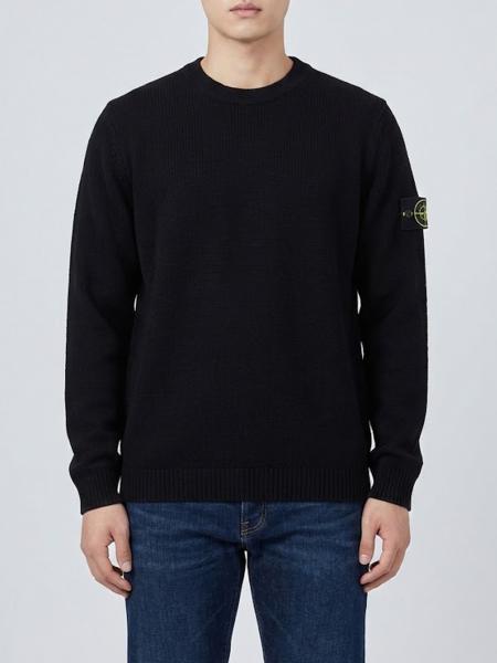 Cotton Crew Neck Jumper Stone Island