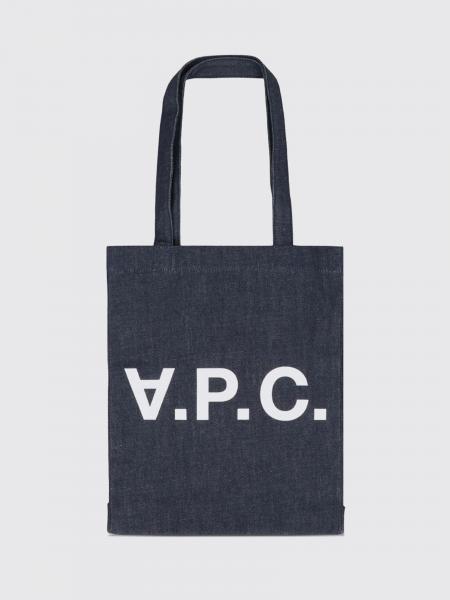 Laure Cotton Denim Tote Bag A.P.C.